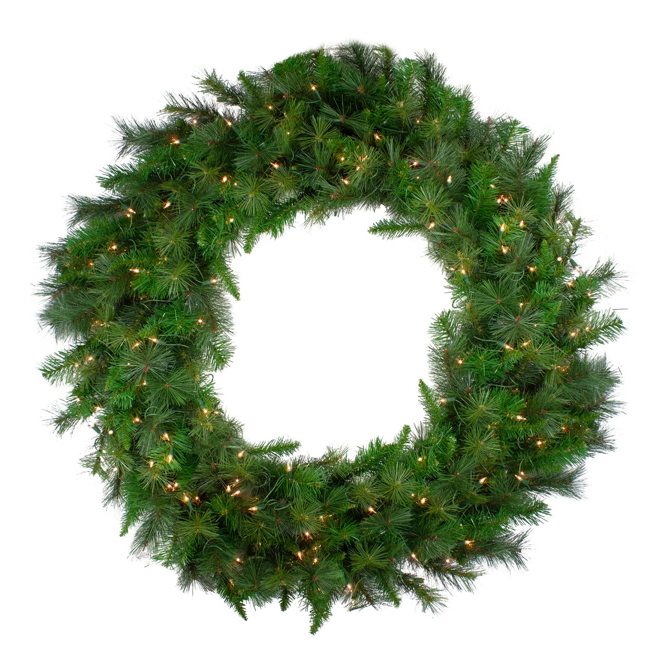 Northlight Canyon Pine Mixed Artificial Christmas Wreath - 48-Inch, Clear Lights 1 Northlight Canyon Pine Mixed Artificial Christmas Wreath - 48-Inch, Clear Lights