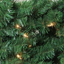 Northlight Pre-Lit Deluxe Windsor Pine Artificial Christmas Wreath - 60-Inch, Clear Lights -Wreaths & Garland shop northlight yww860 gr 2 99132.1665783349