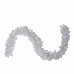 Northlight 9' X 12" White Crystal Spruce Artificial Christmas Garland - Unlit