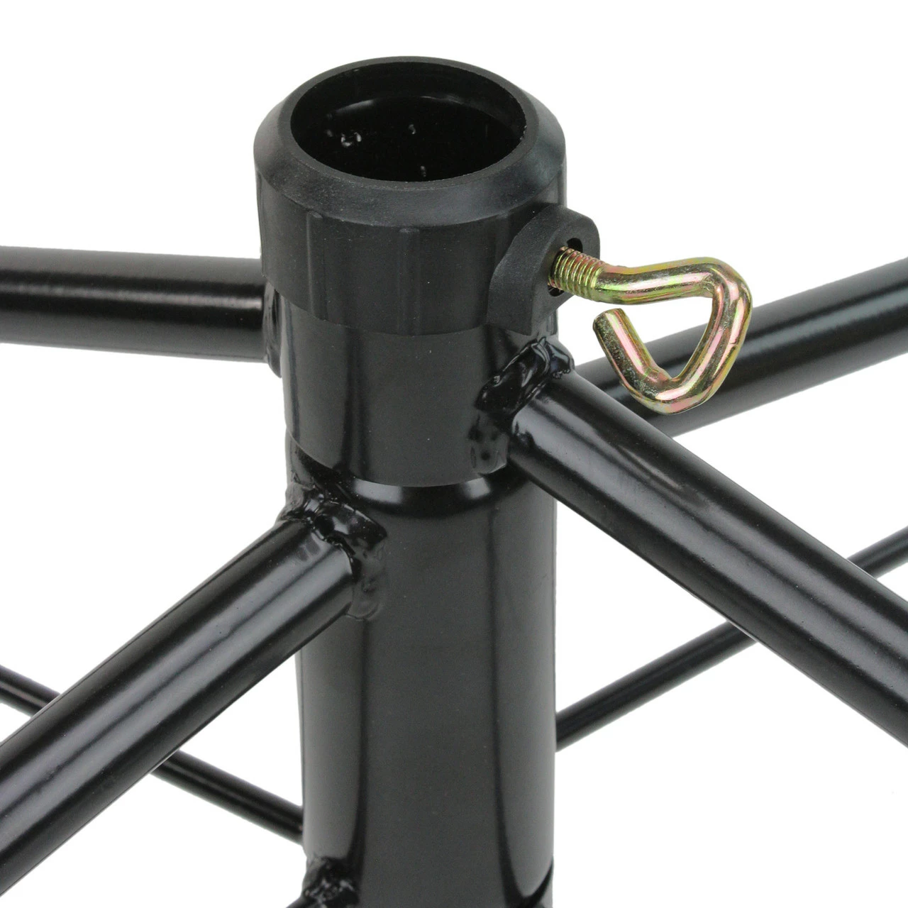 Northlight Black Metal Rolling Christmas Tree Stand For 6.5'-7.5' Artificial Trees 2 Northlight Black Metal Rolling Christmas Tree Stand For 6.5'-7.5' Artificial Trees - Image 2