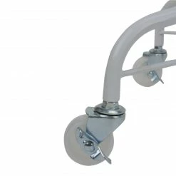 Northlight White Metal Rolling Christmas Tree Stand For 6.5'-7.5' Artificial Trees 5 Northlight White Metal Rolling Christmas Tree Stand For 6.5'-7.5' Artificial Trees -Wreaths & Garland shop northlight z27686 2 42997.1608347574