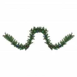 Northlight 9' X 10" Pre-Lit Northern Pine Artificial Christmas Garland, Multi LED Lights