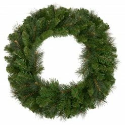 Northlight Mixed Beaver Pine Artificial Christmas Wreath, 24-Inch, Unlit