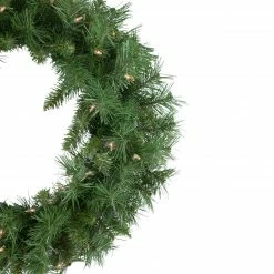Northlight Pre-lit Chatham Pine Artificial Christmas Wreath, 24-Inch, Clear Lights 5 Northlight Pre-lit Chatham Pine Artificial Christmas Wreath, 24-Inch, Clear Lights -Wreaths & Garland shop northlight z94030 2 updated2022 20178.1666337536