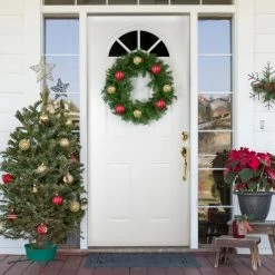 Alternative view of Northlight Chatham Pine Artificial Christmas Wreath, 24-Inch, Unlit