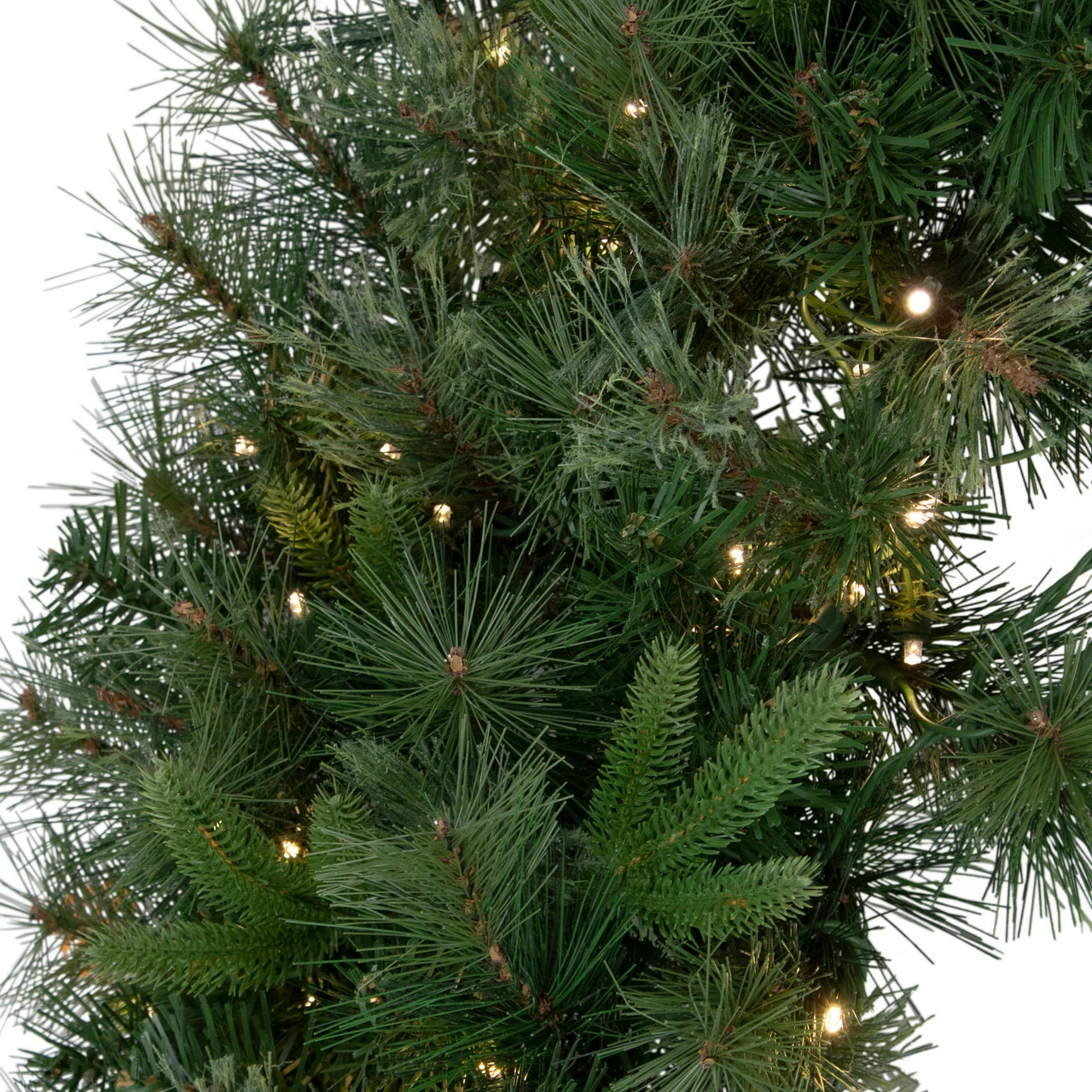 Northlight Pre-Lit Ashcroft Cashmere Pine Commercial Artificial Christmas Wreath - 60-Inch, Warm White Lights 2 Northlight Pre-Lit Ashcroft Cashmere Pine Commercial Artificial Christmas Wreath - 60-Inch, Warm White Lights - Image 2