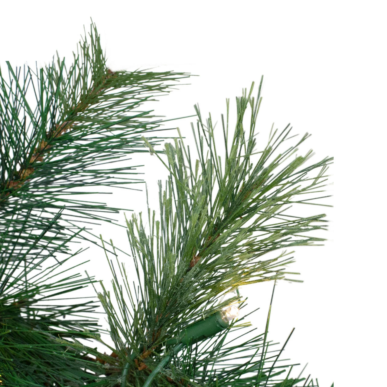 Northlight Pre-Lit Ashcroft Cashmere Pine Commercial Artificial Christmas Wreath - 60-Inch, Warm White Lights 3 Northlight Pre-Lit Ashcroft Cashmere Pine Commercial Artificial Christmas Wreath - 60-Inch, Warm White Lights - Image 3