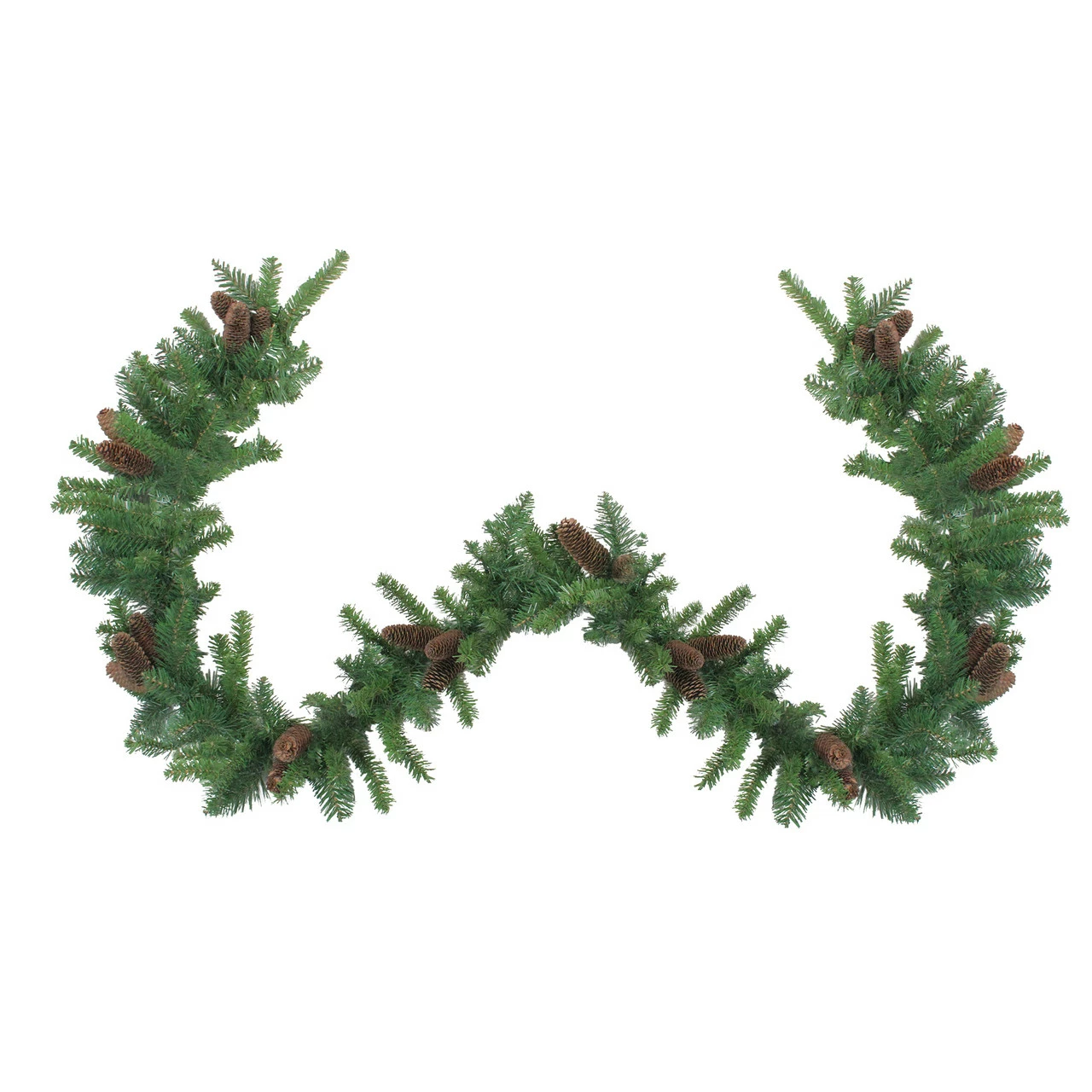 Northlight 9' X 10" Dakota Red Pine Artificial Christmas Garland - Unlit 1 Northlight 9' X 10" Dakota Red Pine Artificial Christmas Garland - Unlit