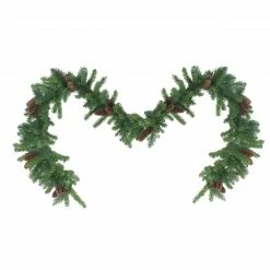 Northlight 9' X 14" Dakota Red Pine Artificial Christmas Garland - Unlit -Wreaths & Garland shop northlight z99388 3 31234.1599786791