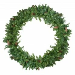 Northlight Green And Brown Pine Artificial Christmas Wreath - 48-Inch, Unlit