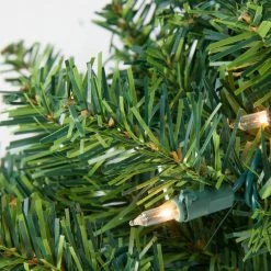 Northlight Pre-Lit Buffalo Fir Artificial Christmas Wreath - 72-Inch, Clear Lights -Wreaths & Garland shop northlight z99673 3 88262.1599873097