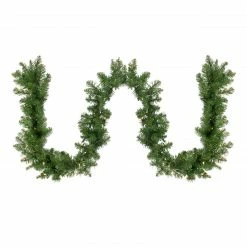 Northlight 50' X 10" Pre-Lit Buffalo Fir Commercial Artificial Christmas Garland - Warm White Lights