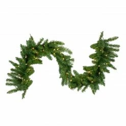 Northlight 25' X 18 Pre-Lit Buffalo Fir Commercial Artificial Christmas Garland - Warm White LED Lights