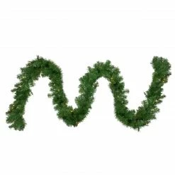 Northlight 9' X 18" Pre-Lit Deluxe Windsor Green Pine Christmas Garland - Clear Lights