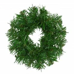 Deluxe Windsor Pine Artificial Christmas Wreath - 6-Inch, Unlit - NORTHLIGHT GB YWW620-GR