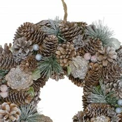 Northlight Glittered Pine Cones And Berries Artificial Christmas Wreath, 13-Inch, Unlit -Wreaths & Garland shop northlightsh89585b 08910.1636808178