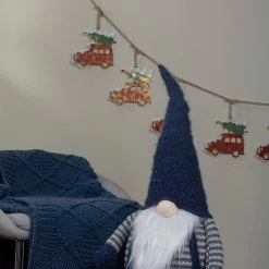 Northlight 55" Red Vintage Truck With Tree Christmas Garland On Jute Rope -Wreaths & Garland shop northlightun88081 81353.1636546645