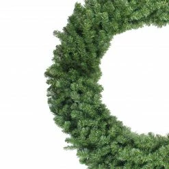 Alternative view of Northlight Canadian Pine Artificial Christmas Wreath, 48-Inch, Unlit
