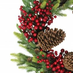Northlight Pine Cone And Berry Artificial Christmas Wreath, 22-Inch, Unlit 5 Northlight Pine Cone And Berry Artificial Christmas Wreath, 22-Inch, Unlit -Wreaths & Garland shop northlightvm02189b 26026.1636546335