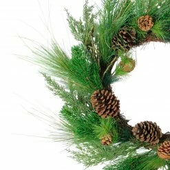 Northlight Pine Cones And Needles Artificial Christmas Wreath - 24-Inch, Unlit -Wreaths & Garland shop northlightvm02190b 45665.1636546338