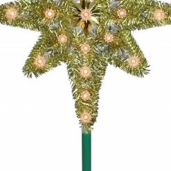 Northlight 21" Gold Lighted Star Of Bethlehem Christmas Tree Topper - Clear Lights -Wreaths & Garland shop northlightys27529b 83738.1636546338