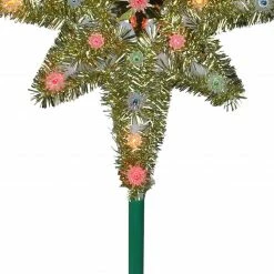 Northlight 21" Lighted Gold Star Of Bethlehem Christmas Tree Topper - Multicolor Lights -Wreaths & Garland shop northlightys27530 67269.1663688248