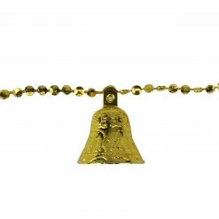 9' Northlight Shiny Gold Bell Beaded Artificial Christmas Garland Set - Unlit -Wreaths & Garland shop northlightys28296 07589.1663409282