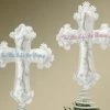 Roman God Bless Baby's First Christmas Cross Tree Topper For Baby Girl #25963