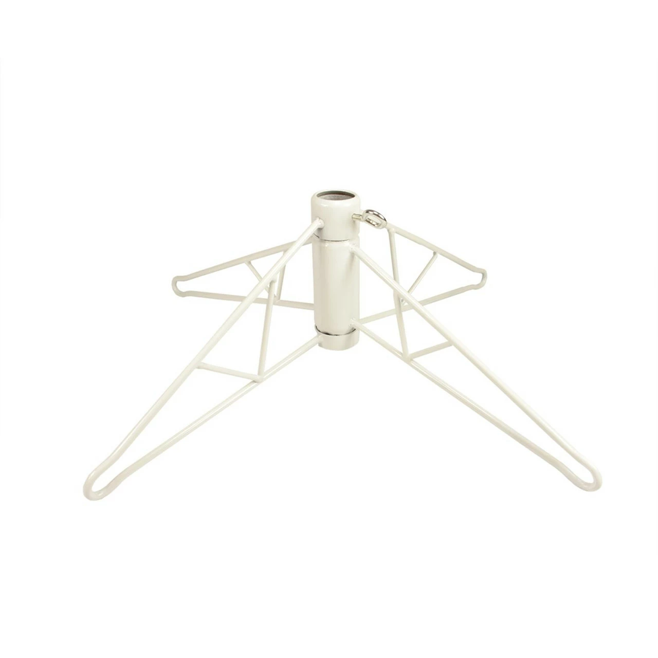 Northlight White Metal Folding Christmas Tree Stand For 4.5' Artificial Trees 1 Northlight White Metal Folding Christmas Tree Stand For 4.5' Artificial Trees