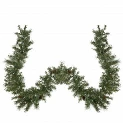 Northlight 9' X 10" Snow Mountain Pine Artificial Christmas Garland - Unlit