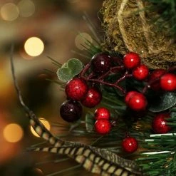 Northlight Mixed Pine Berry And Burlap Poinsettia Artificial Christmas Wreath - 24-Inch, Unlit -Wreaths & Garland shop rc6c5dlq7q1njvtykylfydaglasenyle 64251.1588357523