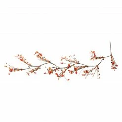 Northlight 5' X 6" Autumn Harvest Berries And Leaves Rustic Twig Artificial Thanksgiving Garland - Unlit