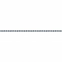 St. Nick's Choice Shiny Metallic Faceted Light Blue Beaded Christmas Garland 15' X 6mm