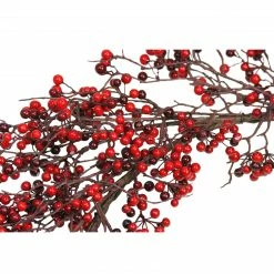 Select Artificials 24" Autumn Harvest Red And Burgundy Currant Berry Artificial Wreath - Unlit -Wreaths & Garland shop select xb174 24 rbu 3 89763.1600737674