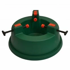 Northlight Green Wide Mouth Simple Set Live Christmas Tree Stand -Hold Trees Up To 6ft