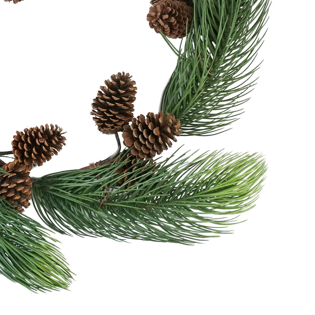 Allstate Long Pine Needle Artificial Christmas Wreath - 30-Inch, Unlit 2 Allstate Long Pine Needle Artificial Christmas Wreath - 30-Inch, Unlit - Image 2