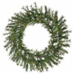 Vickerman Mixed Country Pine Artificial Christmas Wreath - 60-Inch, Unlit