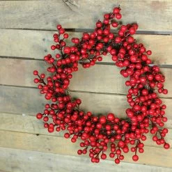Northlight Crimson And Merlot Red Berries Artificial Winter Christmas Wreath - 16-Inch, Unlit -Wreaths & Garland shop ua9awqsckaup4elrmnmawavdsdxzutgl 89227.1601602361