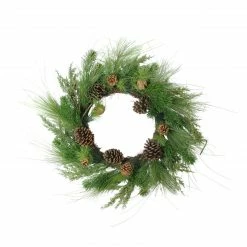 Northlight Pine Cones And Needles Artificial Christmas Wreath - 24-Inch, Unlit