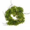 Raz Philodendron Leaves And Twigs Artificial Tropical Wreath - 26-Inch, Unlit