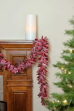Northlight 50' X 4" Red And White Wide Cut Snowblush Tinsel Christmas Garland - Unlit 5 Northlight 50' X 4" Red And White Wide Cut Snowblush Tinsel Christmas Garland - Unlit -Wreaths & Garland shop xmfeccas2vlrfb9vrs3u8nzsug4m8hdx 16015.1665519920
